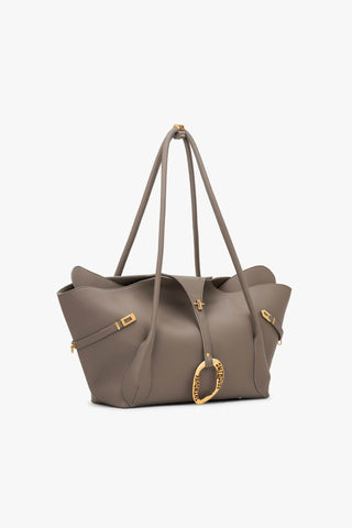 The Boss Tote Bag in Greige Taupe The Boss Tote Bag in Greige Taupe