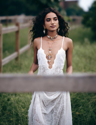 Leopard Temptress Choker in Wild-horse Jasper
