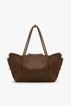 The Boss Tote Bag in Mocha Brown