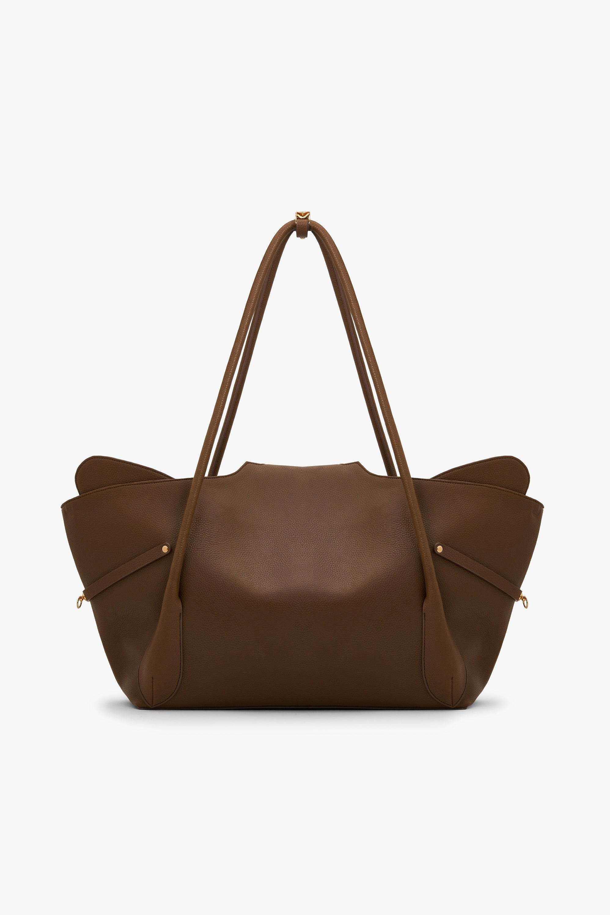 The Boss Tote Bag in Mocha Brown