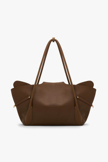 The Boss Tote Bag in Mocha Brown