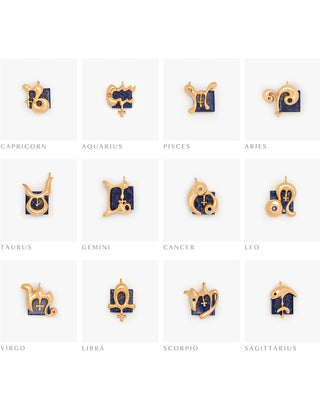 Gemini Zodiac Studs