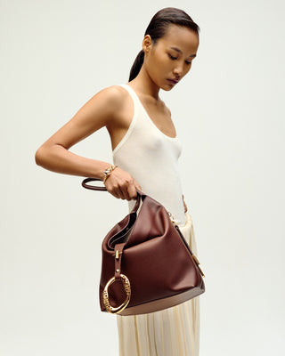 Le Sac Bag in Cinnamon Red