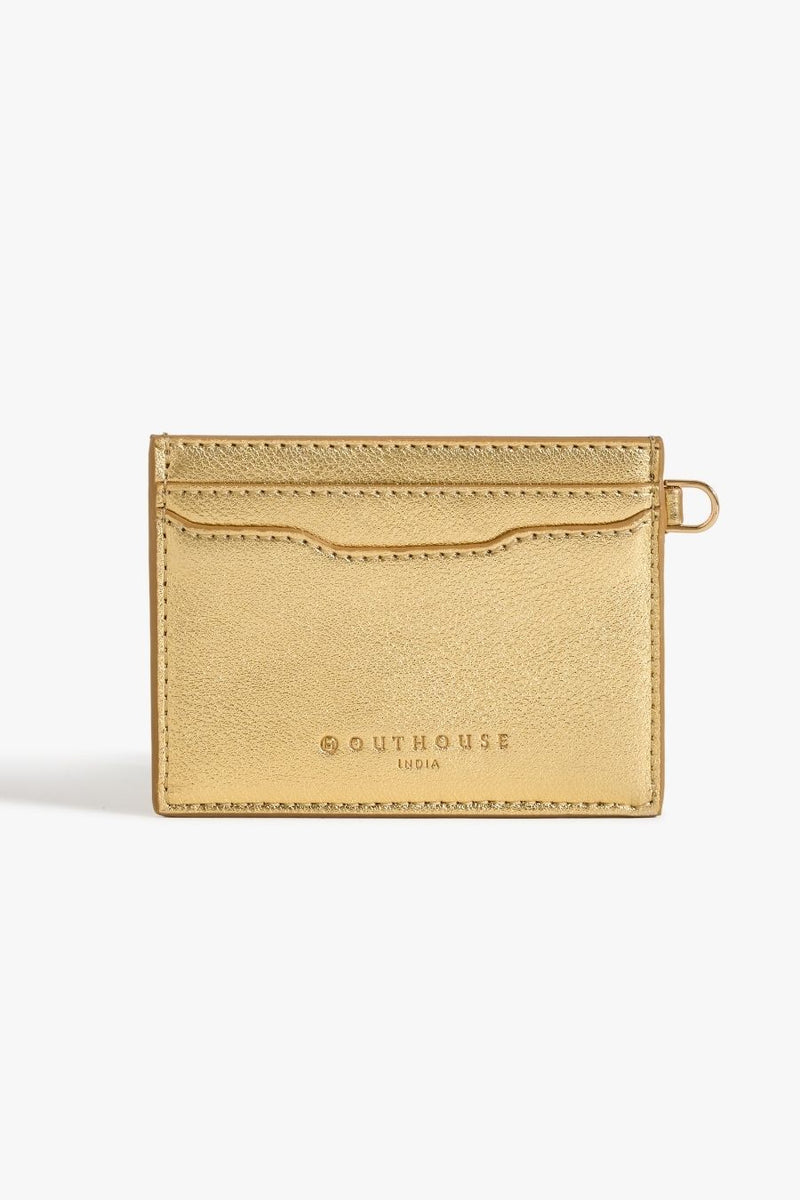 Abundance Card Holder in Divine Gold