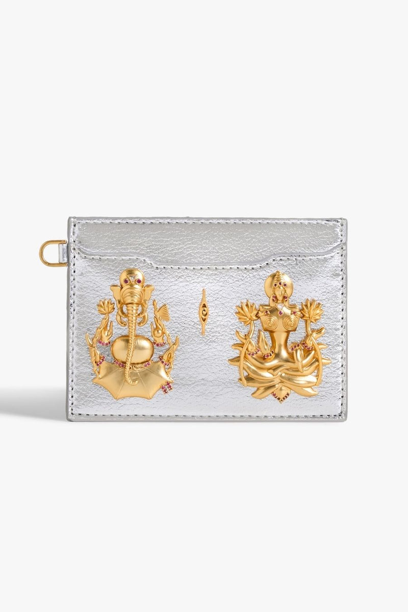 Prosperity Card Holder in Celestial Silver