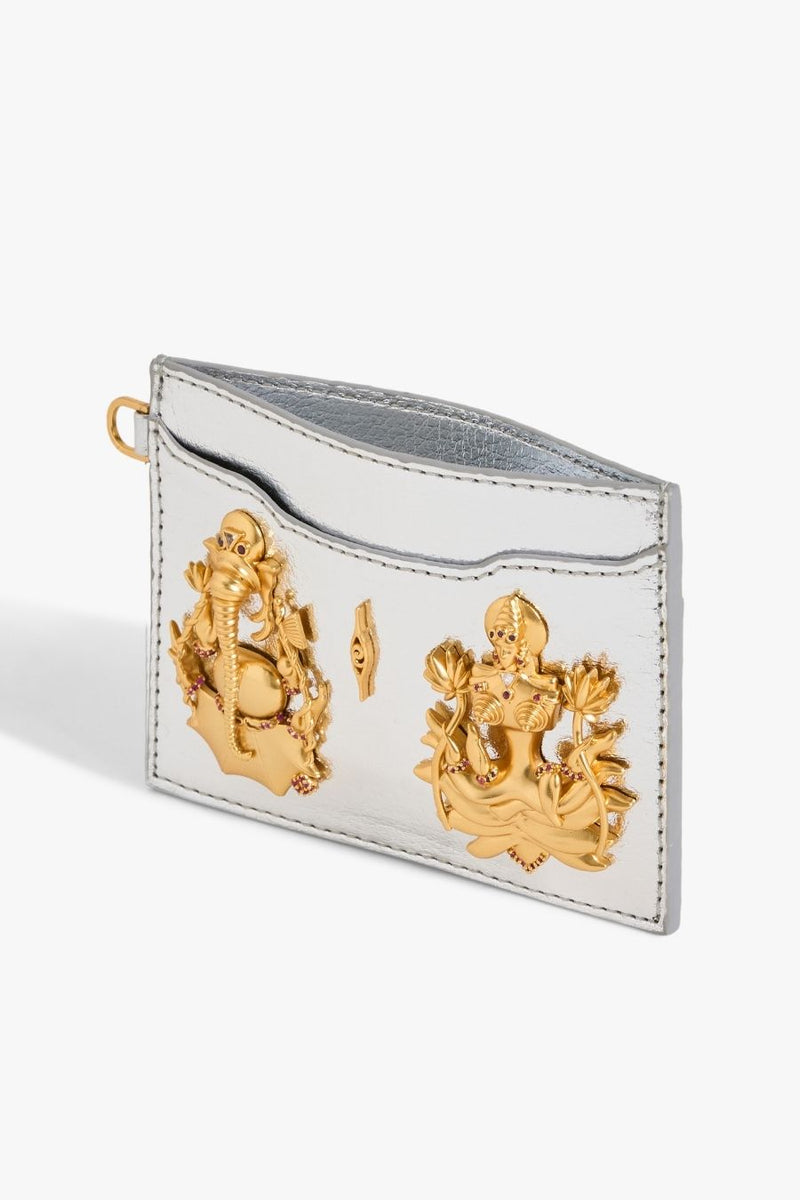 Prosperity Card Holder in Celestial Silver