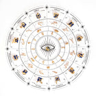 Virgo Vintage Celestial Halo Necklace