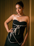 Lisa Mishra In OH Celeste Sirius Embellished Choker Necklace