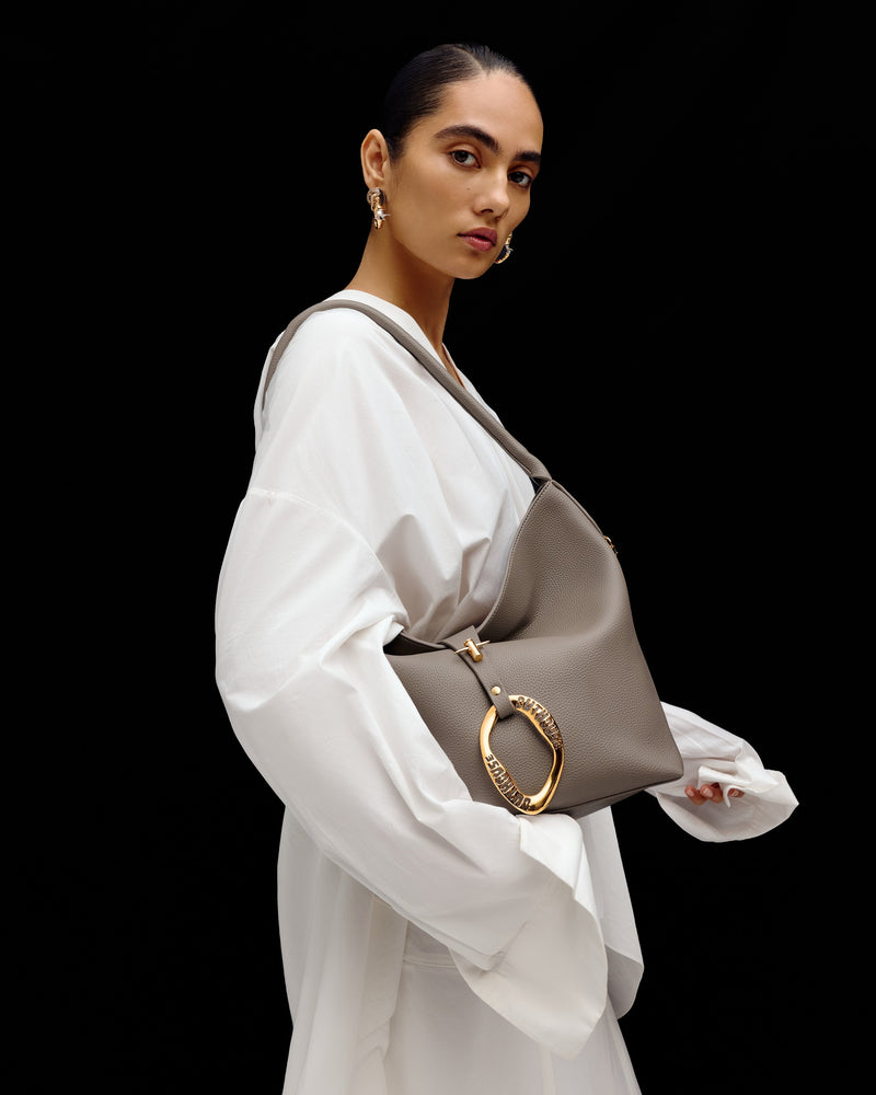 Le Sac Bag in  Greige Taupe
