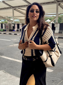 The Boss Tote Bag in Canvas Jute