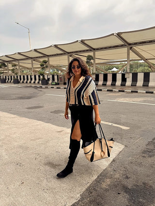 The Boss Tote Bag in Canvas Jute