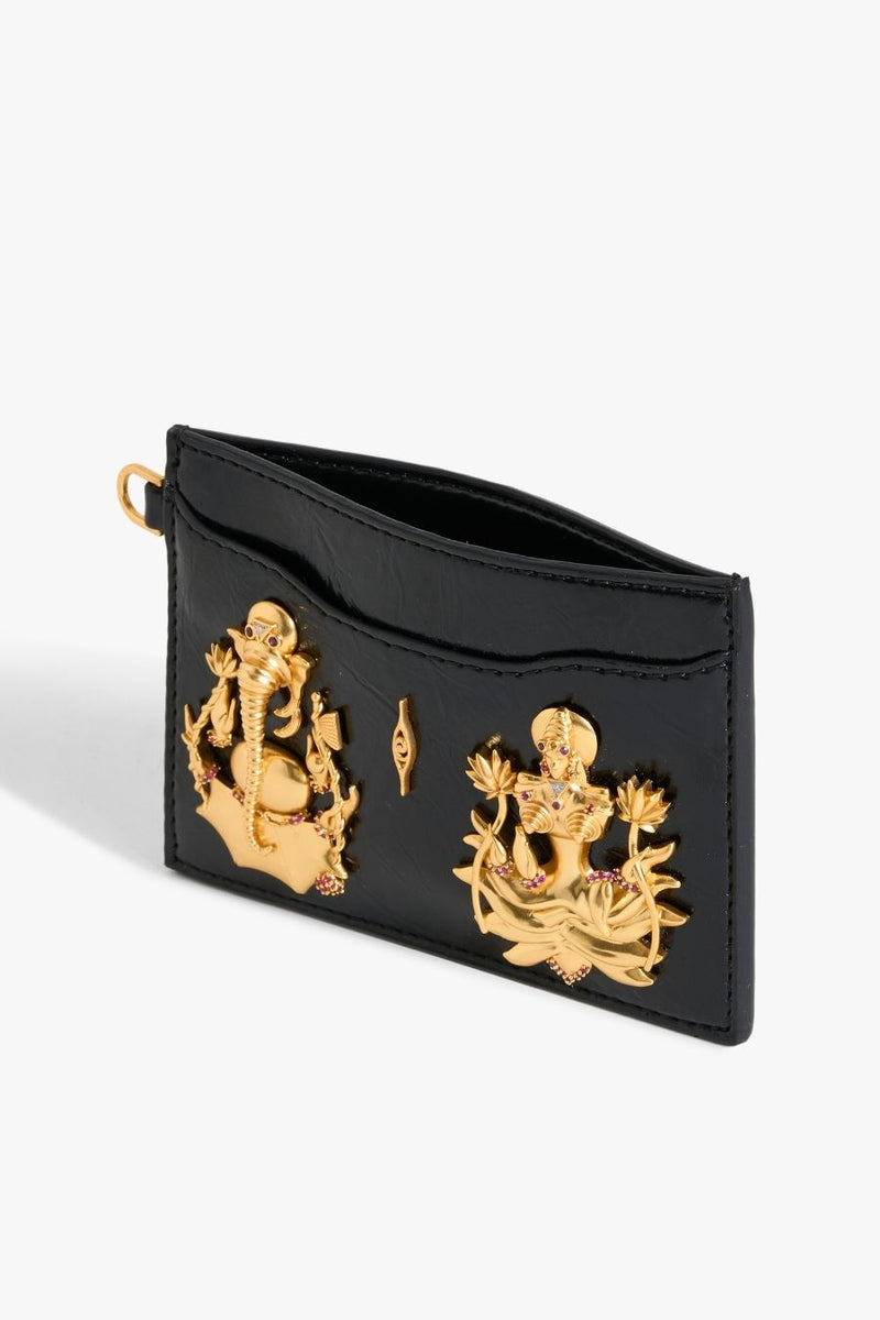 Prosperity Card Holder in Onyx Black