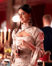 Ananya Panday In Palm le Grande Earrings