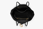 The Boss Tote Bag in Raven Black