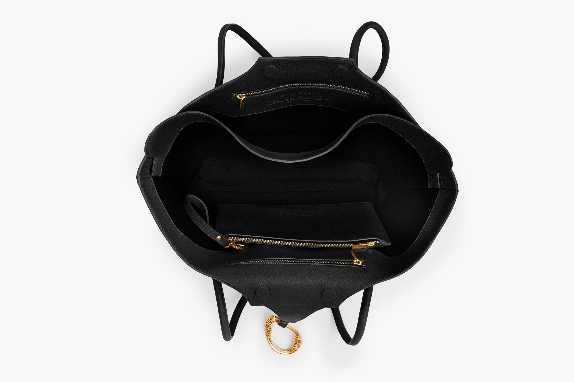 The Boss Tote Bag in Raven Black