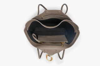 The Boss Tote Bag in Greige Taupe
