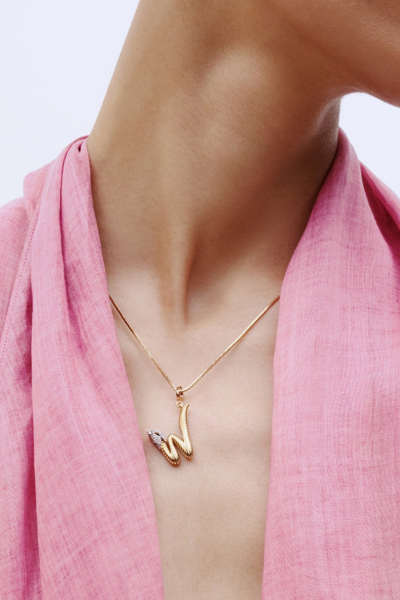 KOKO Alphabet Pendant "W"