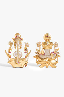 Wealth and Wisdom Jewelled Sculptures