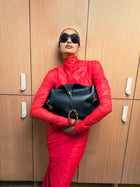 The Boss Tote Bag in Raven Black