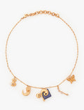 Aries Zodiac Sign Charm Necklace