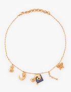 Aries Zodiac Sign Charm Necklace