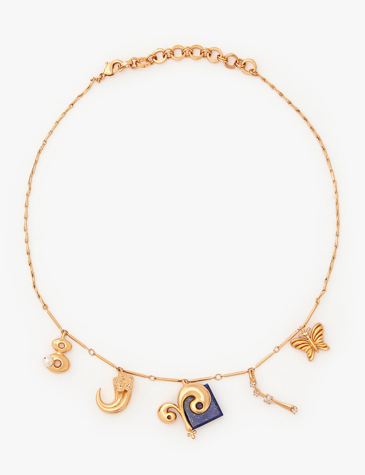 Aries Zodiac Sign Charm Necklace