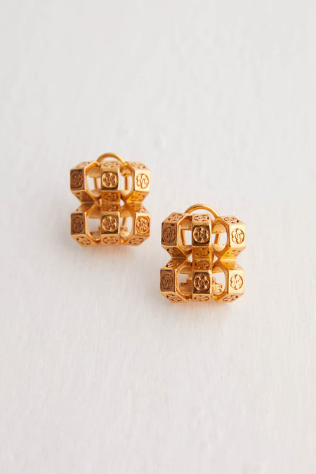 gold plated earrings