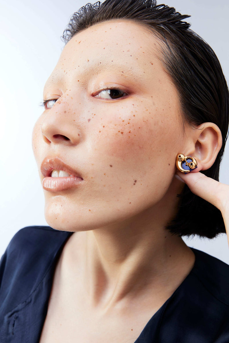 Cancer Zodiac Sign Studs