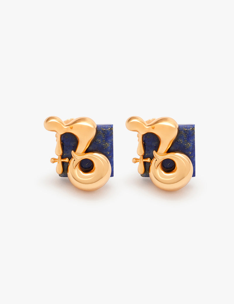 Capricorn Zodiac Studs Earrings