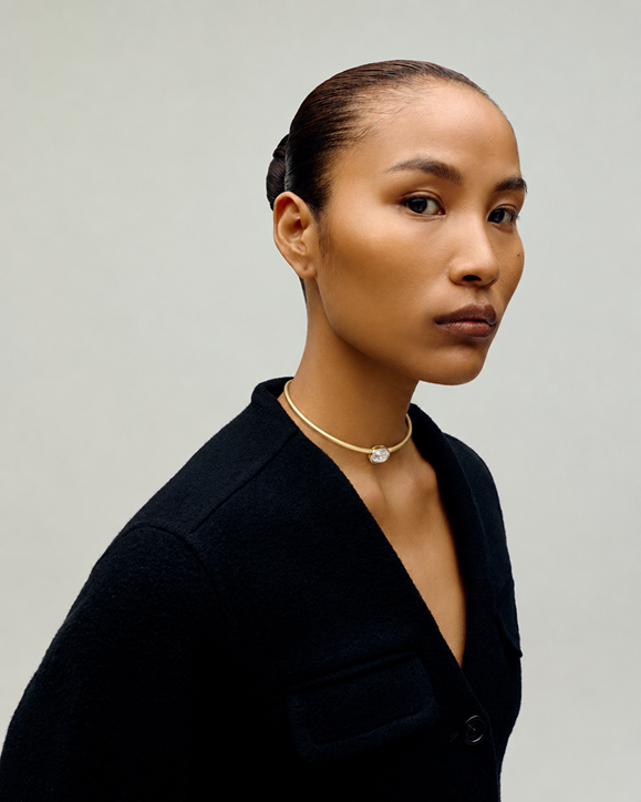 The Confessions Choker in Champagne Kiss