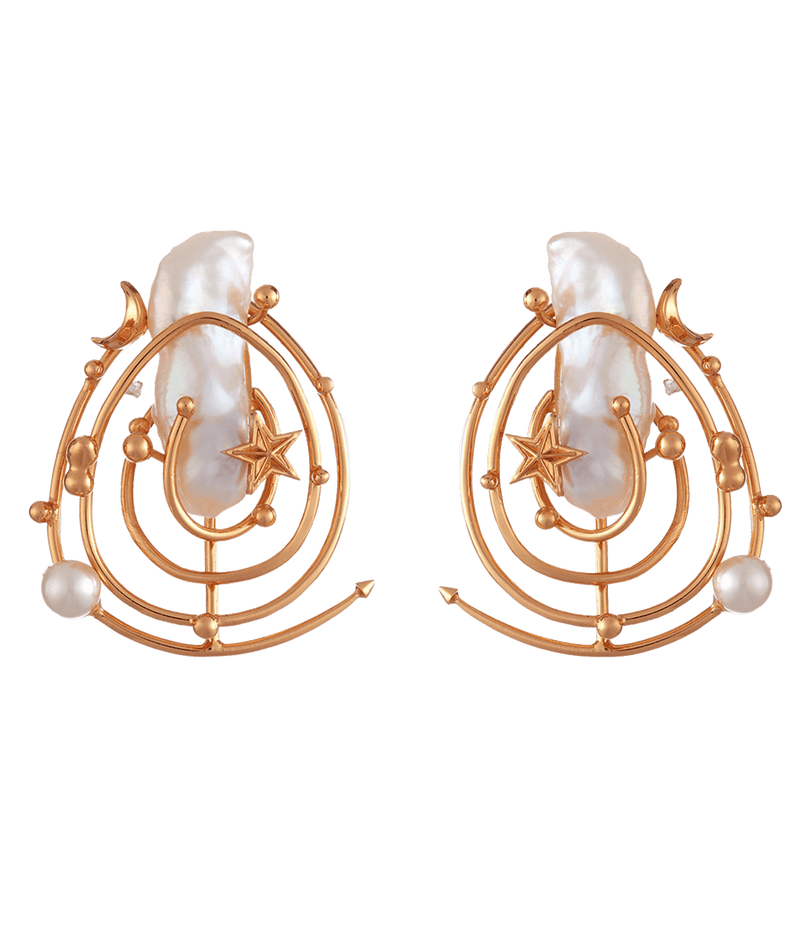 Cluster earrings