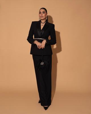 Black Fur Handbags for Women