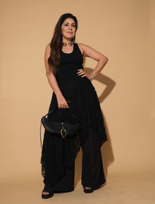 Shoulder Handbag in Black