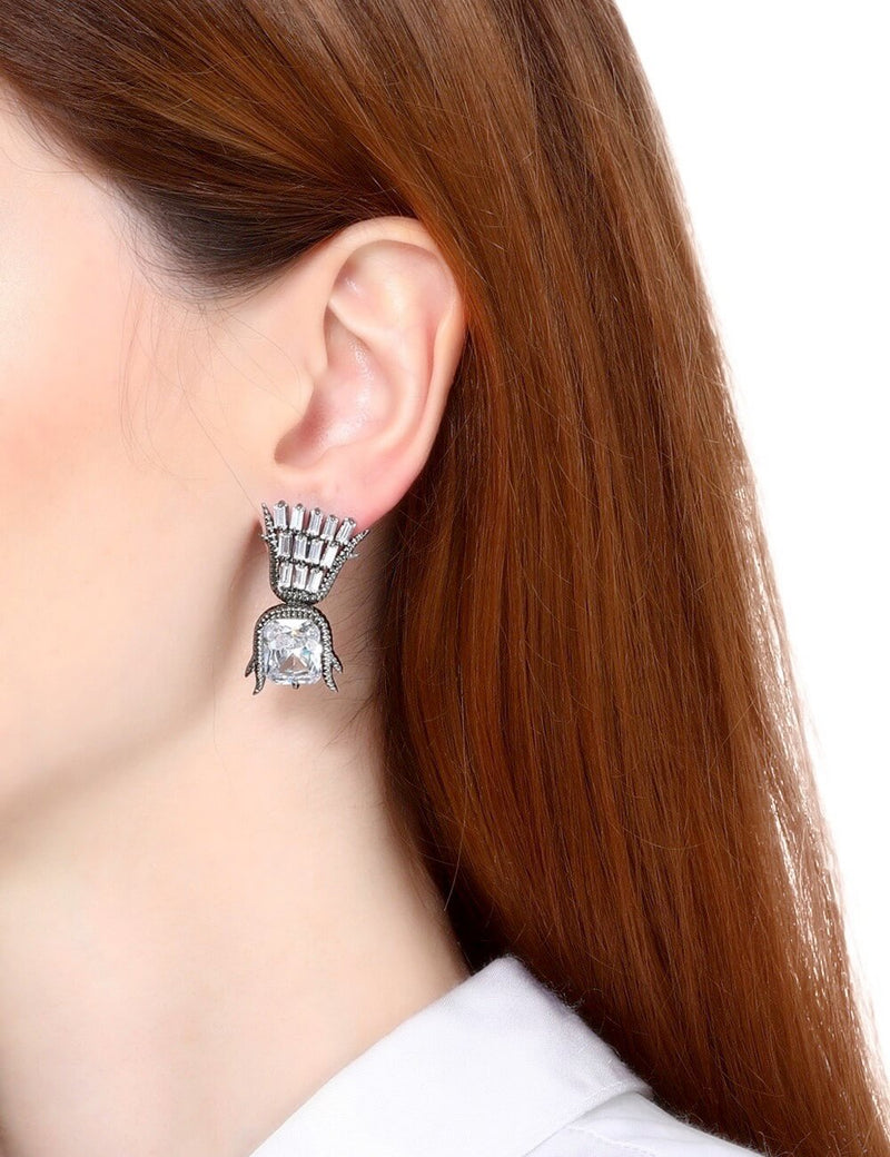 Glazed Gunmetal Studs