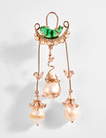 Green Dewdrop Earrings
