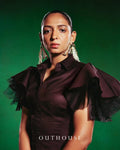 Harmanpreet Kaur in Koko Sigil Cascade Earrings