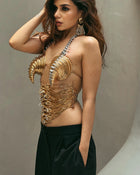 Komal Pandey In Koko Conch Shell Bralette