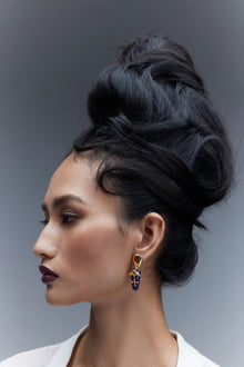 Lapis Lazuli Deep Blue Earrings 