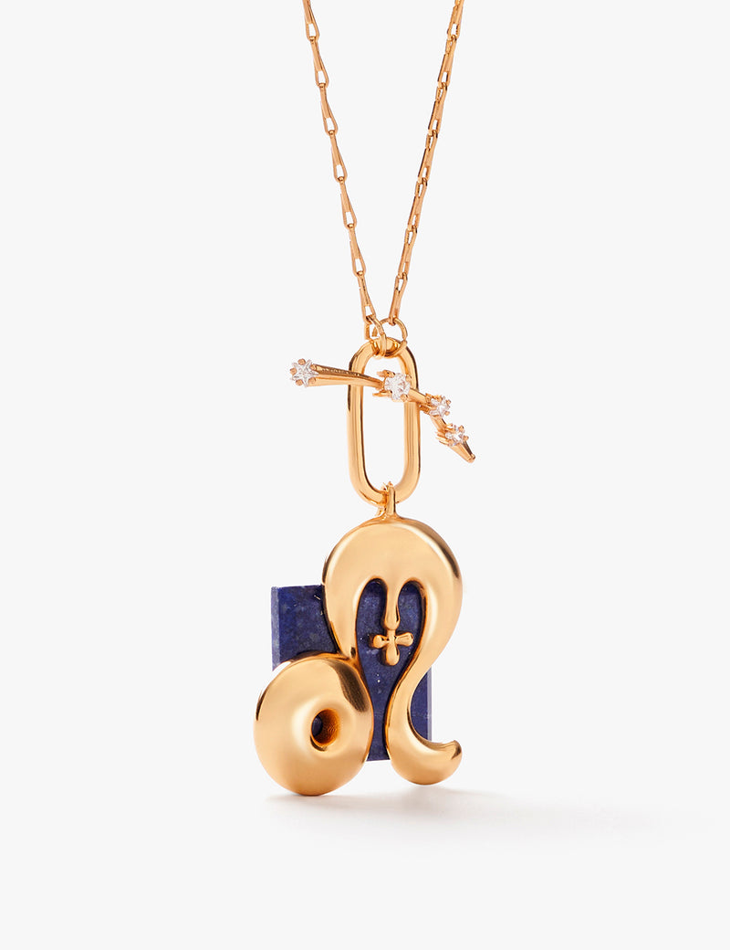 Leo Zodiac Pendant Necklace