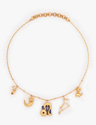 Leo Zodiac Sign Charm Necklace