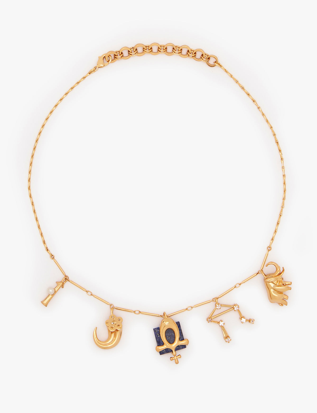 Libra Zodiac Sign Charm Necklace
