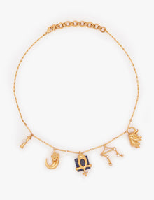 Libra Zodiac Sign Charm Necklace