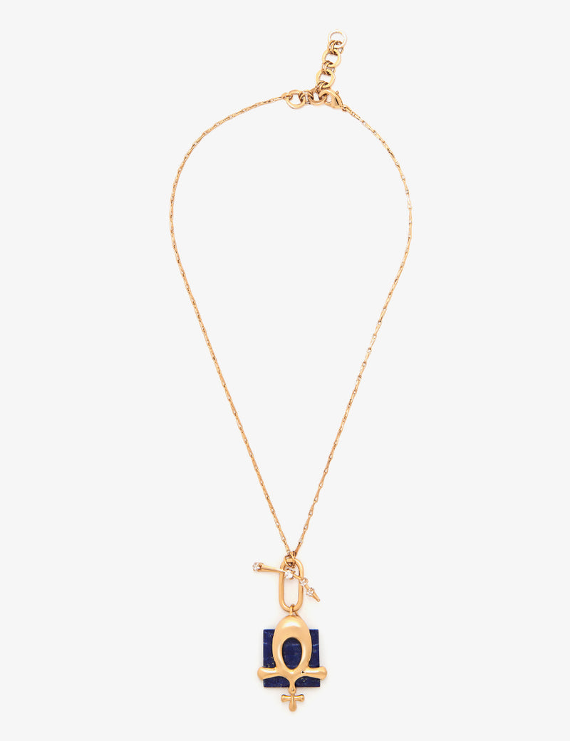 Libra Zodiac Sign Pendant Chain