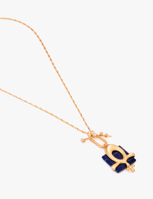 Libra Zodiac Sign Pendant in 22kt Gold 