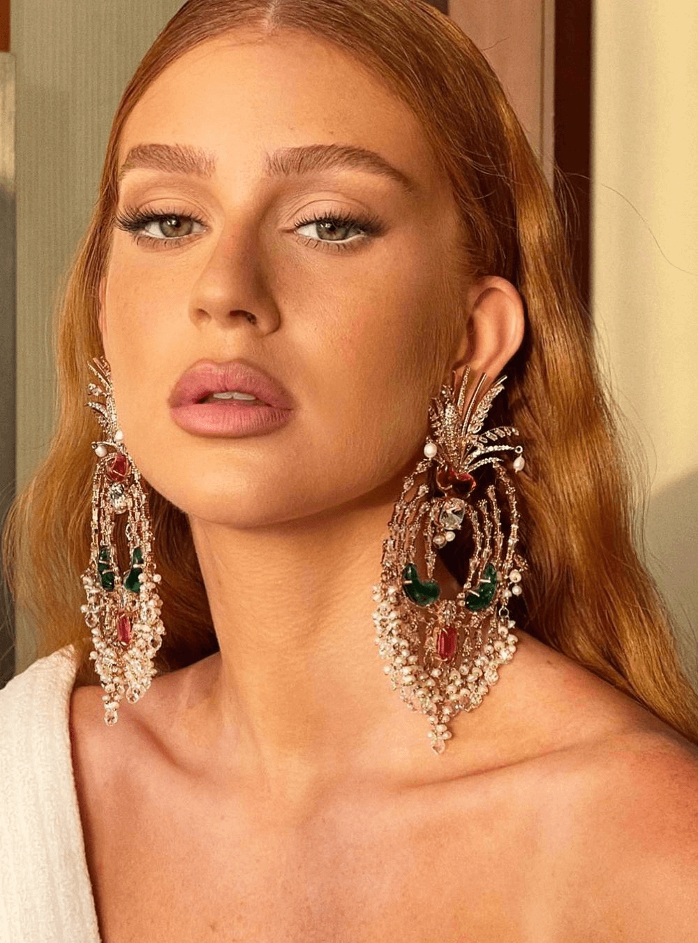 Ananya Panday In Palm le Grande Earrings