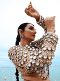 Masoom Minawala Wearing Le Palmier Earrings