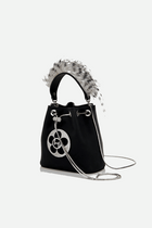 OH Quill Poppi Bucket Bag in Mystic Noir