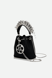 OH Quill Poppi Bucket Bag in Mystic Noir