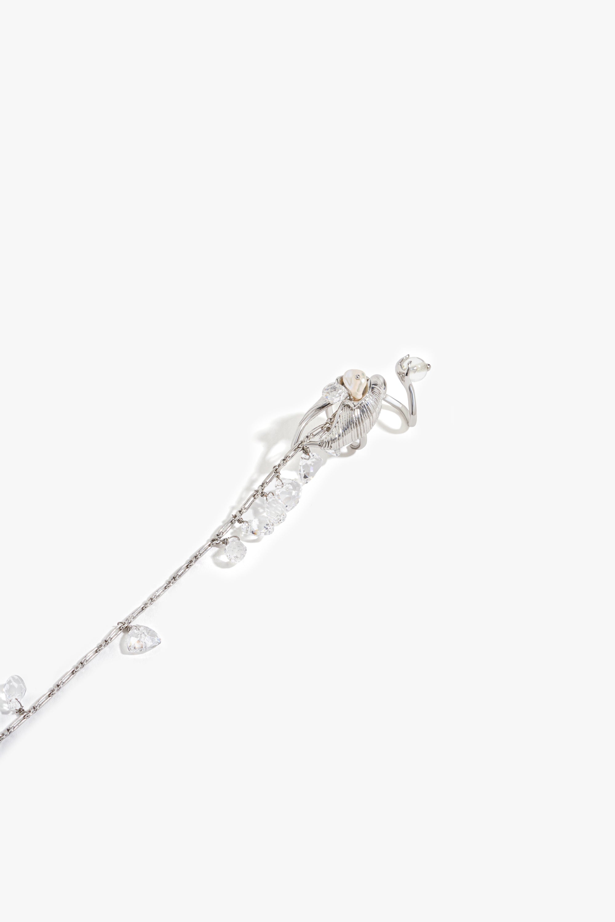 Seanymph Chain Veil Ring (Silver)