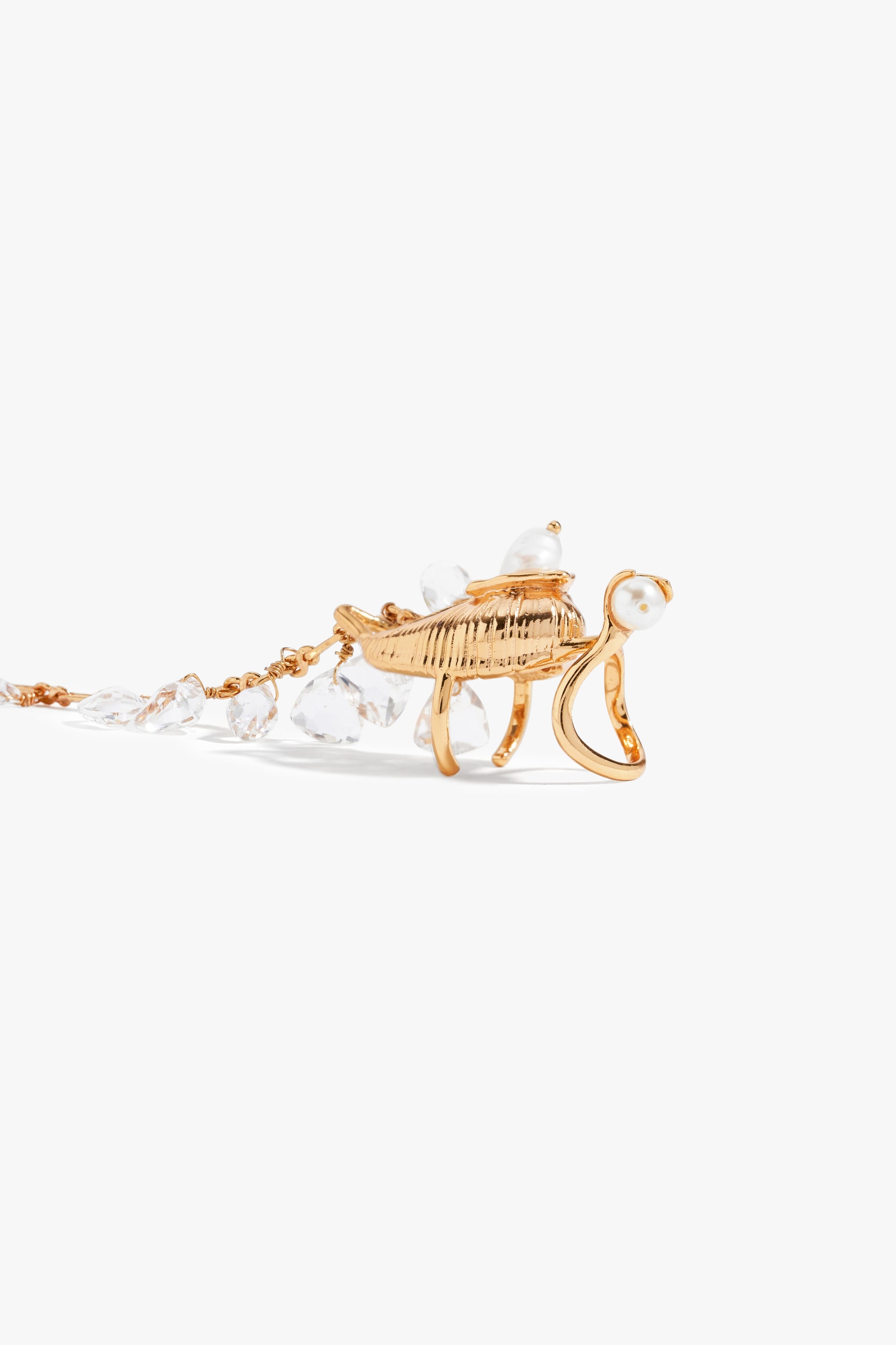 Seanymph Chain Veil Ring (Gold)